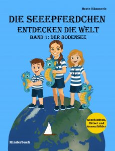 Die Seeepferdchen entdecken die Welt - Cover. Illustration Segelboot Abenteuer für Kinder